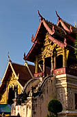 Chiang Mai - The Wat Phra Singh temple. The ho trai (temple library). 